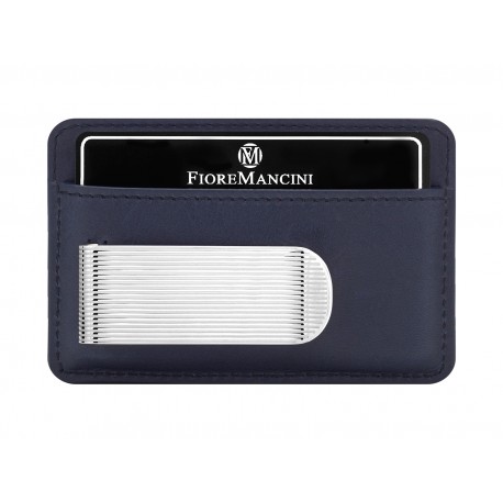 Baionetta/Credit Cards Holder - Calf Ocean (Rigato)
