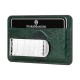 Baionetta/Credit Cards Holder - Ostrich Ficus Green (Alligator)