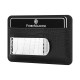 Baionetta/Credit Cards Holder - Ostrich Black (Alligator)