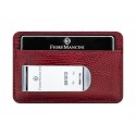 Baionetta/Credit Card Wallet - Lizard Bordeaux (Argentum)