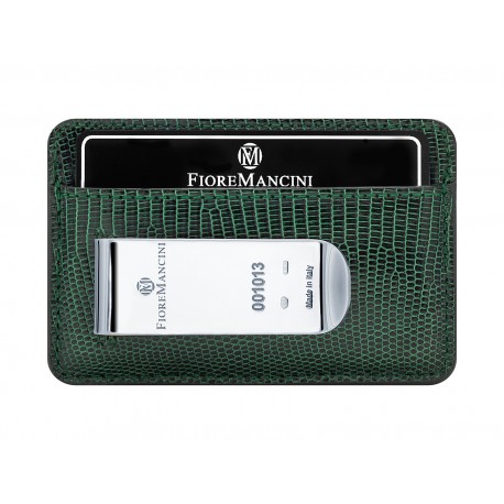 Baionetta/Credit Cards Holder - Lizard Green (Lucido)