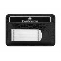 Baionetta/Credit Card Wallet - Alligator Black (Orizzonti)