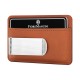 Porta Carte di Credito/Baionetta - Vitello Cuoio (Rigato)